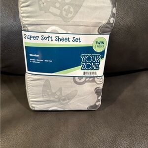 Twin Super Soft Sheet Set - Light Gray